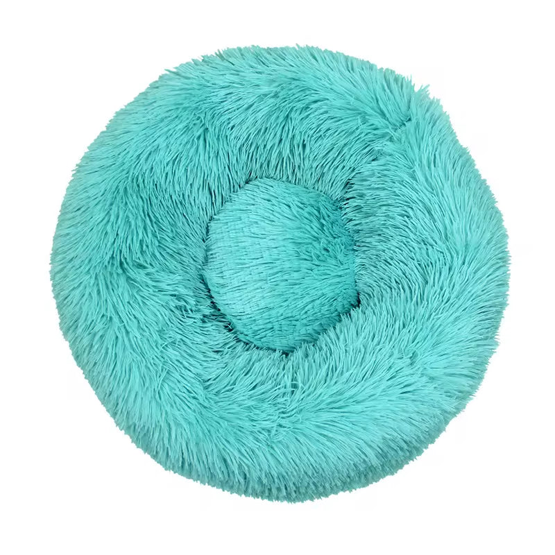 40-110Cm round Pet Bed for Large Dog Bed Super Soft Cat Bed Long Plush Dog House for Medium Dog House Winter Warm Sleeping
