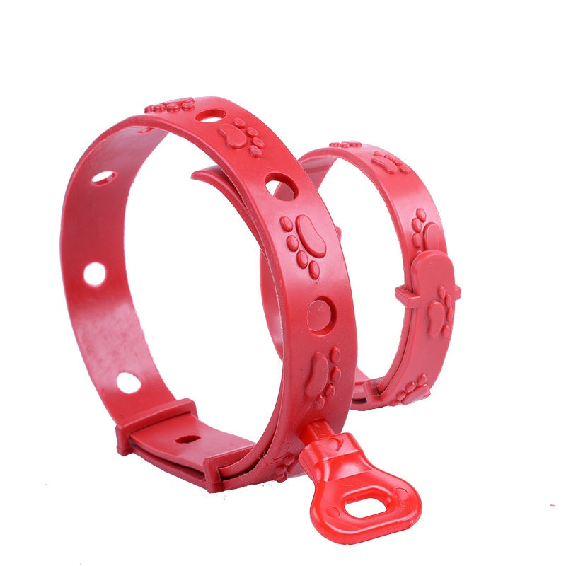 Pet Dog Rubber Anti-Flea Collar Mosquito Repellent Depulization