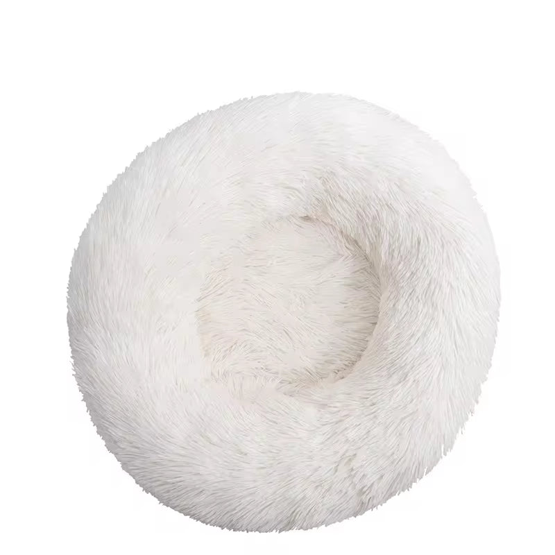 40-110Cm round Pet Bed for Large Dog Bed Super Soft Cat Bed Long Plush Dog House for Medium Dog House Winter Warm Sleeping