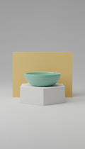 Jade Teal Feeding Bowl